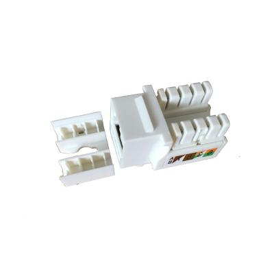 China Communication XL-2006 RJ45 Cat6 UTP 90 Keystone Jack For Faceplate 8 Degree Position With Dust Cover for sale