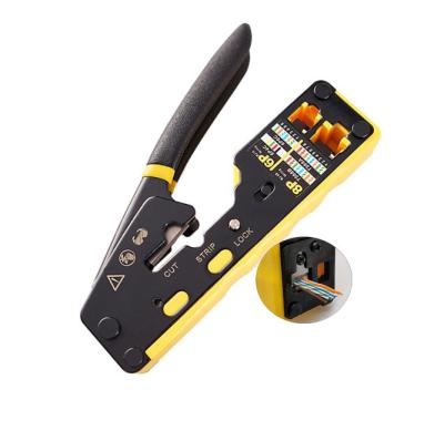 China Easy To Use Crimping RJ45 Crimp Tool For Cat5e Cat6 Cat3 Connectors for sale