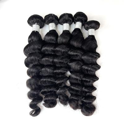 China Cheap Price 100% Remy Human Hair,Loose Wave MLIN Hair Vendor Brazilian Loose Wave Curl Hair Bundle Wholesale Seller for sale