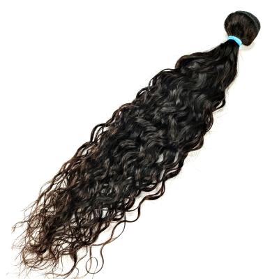 China No rejection. No tangling. Soft. MLIN Hair Weave Bundle Shiny Water Wave Bundles Peruvian Brazilian Wholesale For 100% Color Women Hair Weft for sale