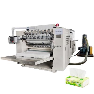 China Small Scale Hotels Facial Tissue Making Machine Interfold Full Automatic Facial Tissue Paper Folding Machine for sale