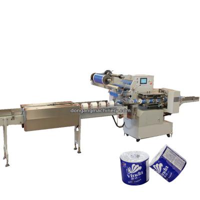 China Full Automatic Commodity Toilet Paper Roll Packing Machine For Packing Single Toilet Paper Roll for sale