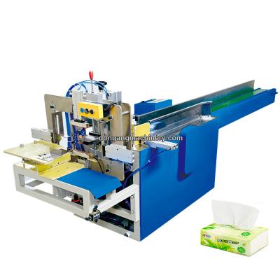 China Semi Automatic Commodity Plastic Bag Used Facial Tissue Packing Machine For Packing Facial Tissue Paper for sale