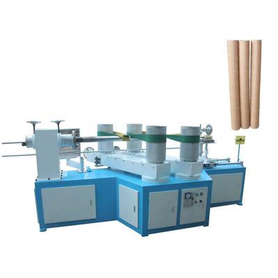 China Full Automatic 4 Heads Small Paper Tube Making Machine For Making Paper Core for sale