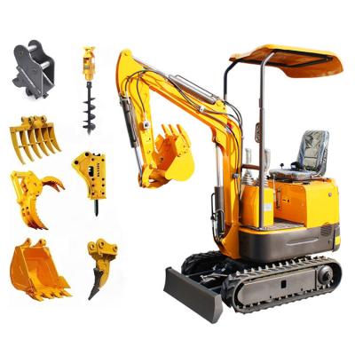 China Construction Material Shops China Excavator 1ton 2 Ton 1000kg Excavator Cheap Price Small Mini Hydraulic Excavators for sale