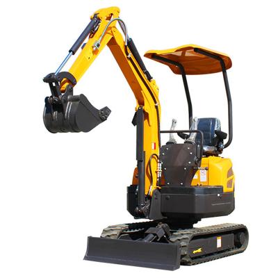 China Building material shops 1 ton mini excavator micro digger 1 ton small bagger for sale KOMATSU excavator ditch digging machine for sale