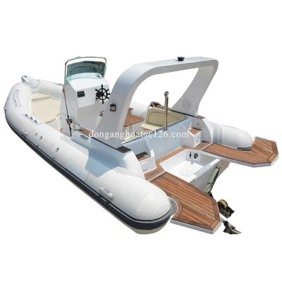 China Center Console Speed ​​Sport Fishing Boat Mold Fiberglass 23ft Family Entertainment/Fishing 680 Fiberglass Boats for sale