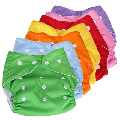 China Hot Sale Summer Plain Weave Adjustable Waterproof Training Pants Solid Color Cloth Baby Diapers / Diapers for sale