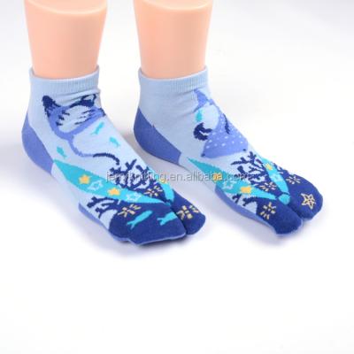 China Anti-Fault Japanese Style Sandal Flip Flop Tabi Socks One Toe Socks for sale