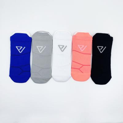 China Antibacterial Sports Stockings Cut Thin Summer Teen Running Short Nylon Socks for sale