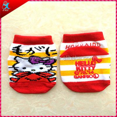 China Custom print anti-slip hello kittybaby sock for sale