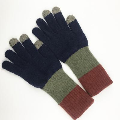 China Jacquard Gloveman 10gauge Polyester Knitted Garden Gloves for sale