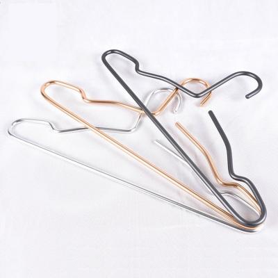 China Sustainable High Quality Modern Non Slip Hanger Aluminum Alloy For Silver Fabrics Clothes Rack For Hanger for sale