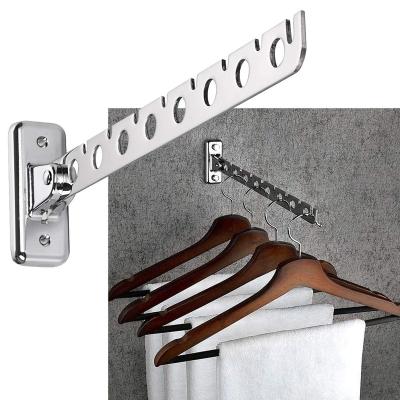 China SHOW Wholesale Unique Design Hotel Home 8 Holes Stainless Steel Rack Folding Coat Hanger for sale