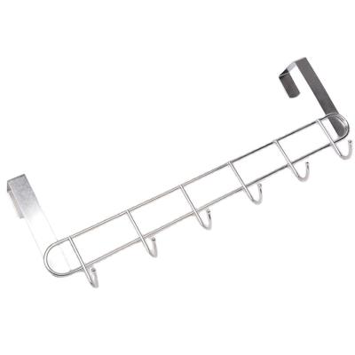 China Stainless Steel Durable Decorative Hanging Hook Rail Coat Rack Wall Mounted Clothes Hook For Bathroom for sale