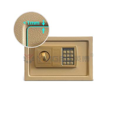 China 2 Keys 8.5L Steel Electronic Safe Box For Home Lock With Full Digit Keypad for sale