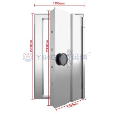 China H2250*W1450mm Anti Cutting Modern Bank Vault Door Three Lock Linkage YB/VC-2 for sale