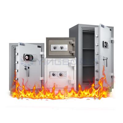 China Fireproof Rating 30-120mins Solid Steel Fire Resistant Security Box 2 Hour Fireproof Safe for sale