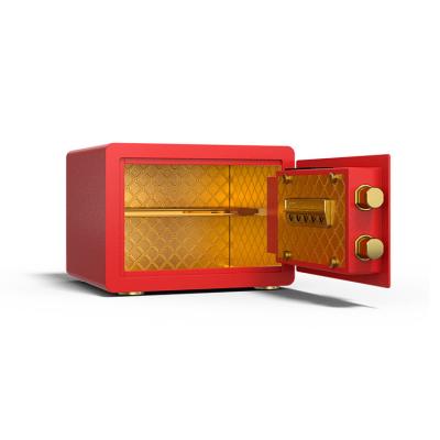 China H250mm Dual Alarm Home Safe Box Electronic Lock With Hammer Surface Treatment for sale