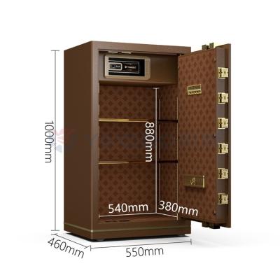 China H1000mm Solid Steel Luxury Office Fingerprint Lock Safe Box For Security YB/N7-100 for sale