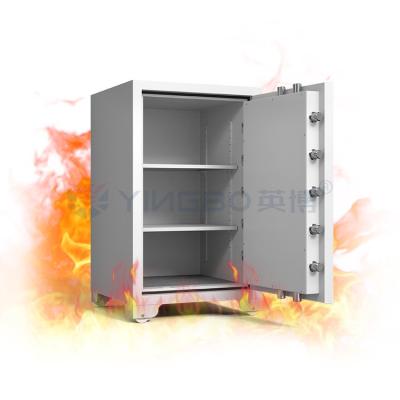 China YB/FW-88 Fireproof Safe Box Cement Material And Key Password Unlock For Safety Protection for sale