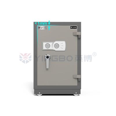 China H680mm Solid Steel 1 Hour Fire Safe Box Anti Theft YB/FG-68 Heat Proof Safe for sale