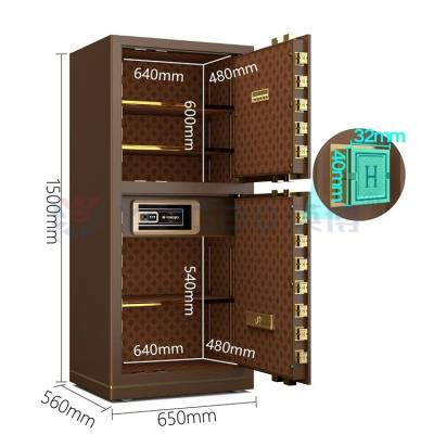 China 120kg Patented Bolts Dual Alarm Safe Box Electronic Lock YB/N7-150D for sale