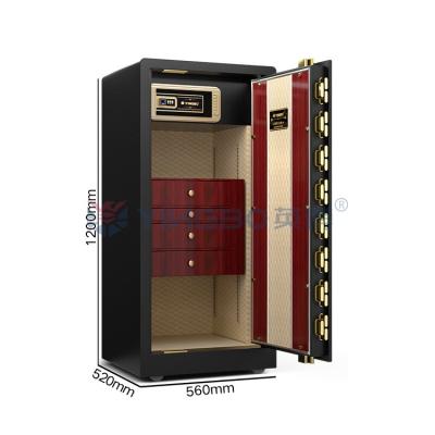 China 170kg Dual Alarm Smart Jewelry Watch Winder Safe With Drawers for sale