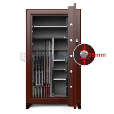 China Steel 75 Mins Fireproof Rating Gun Safe Cabinets With 36 Guns for sale