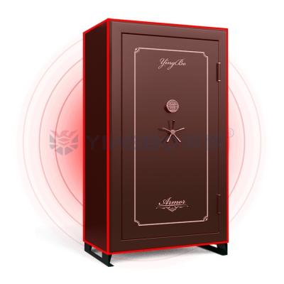 China Anti Theft 36 Guns Heavy Fireproof Gun Safe Box OEM YB/GS-180 for sale