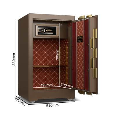 China Biometric Commercial Safe Box Fingerprint Lock Luxury Safe Box For Security YB/ZY-80 for sale