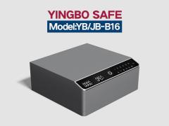 YB-JS-solid steel jewelry safe box gray single