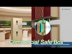 smart bank biometric commercial safe box fingerprint lock h1880mm with 7 open ways