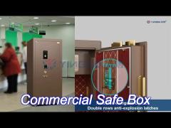 dual alarm luxury commercial safe box fingerprint lock for security yb/zy-120