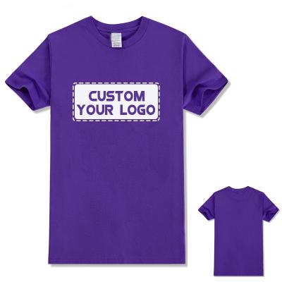 China Anti-Wrinkle Plain Cotton Custom Logo Children's T-shirts 100% Blank Kids T-shirts For Boys Girls for sale