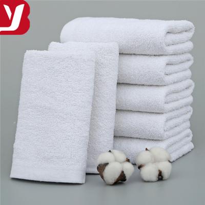 China Promotion 32S Egyptian Cotton QUICK DRY Pure White Hand Towel For Hotel Sport SPA for sale