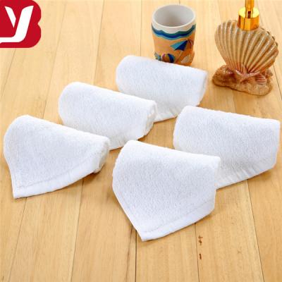 China Cotton100 small white square towel wholesale soft 60g for sale