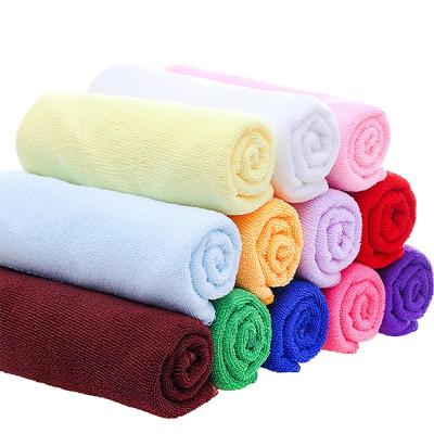 China 30x70cm Small Polyester Hand Towel Microfiber Absorbent Towel QUICK DRY for sale