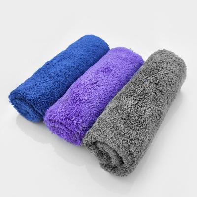 China QUICK DRY Warm Edge Car Wash Cloth Edgeless Towel for sale