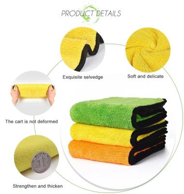 China QUICK DRY Microfiber Towel 30x40 Car Detailing Microfiber Cleaning Cloth for sale