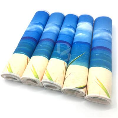 China QUICK DRY double-sided beach towel quick-drying plush beach towel exercise for sea surfer for sale