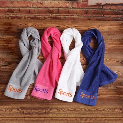 China Hot Selling QUICK DRY Absorb Sweat Cotton Sports Gym Towel Fitness Sports Towel With Embroidery Logo for sale