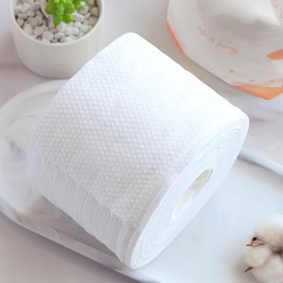 China QUICK DRY Ready To Ship Disposable Cotton Face Towels In Roll for sale