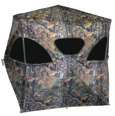 China 150D Oxford Brickhouse Ground Hunting Blinds In XX Hub Style Pop Up Hunting Camouflage Tent for sale