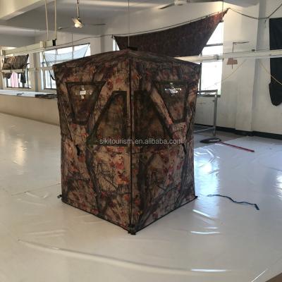 China Camouflage Game Ground / Field Hunting Blind Portable Deer Pop Up Camouflage Hunter Weather Proof Mesh Window for sale