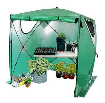 China Wudlindy Easily Assembled Portable Greenhouses For Outdoors | Pop Up Greenhouse Kit | Portable Canopy for Plants 69 x 69 x 81 inches for sale