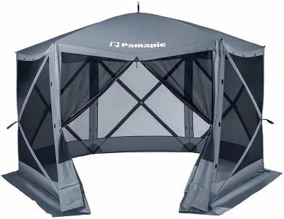 China Quick Freeze Oxford HUB Up Pop Escape Tent Portable Outdoor Camping Screen Gazebo for sale