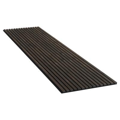 China Traditional Natural Wood Panel With Recycled Acoustic Felt Paneles Acousticos Slat Wood Wall Panel From Pet Akupanel for sale