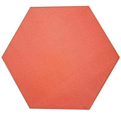 China Modern Studio Hexagon Wall Panel Soundproof Fabric Acoustic Screen For Office for sale