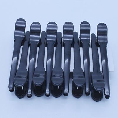 China Fashion middle hair clips salon use plastic professional hair cutting clips platypus clips LIS-9002 for sale